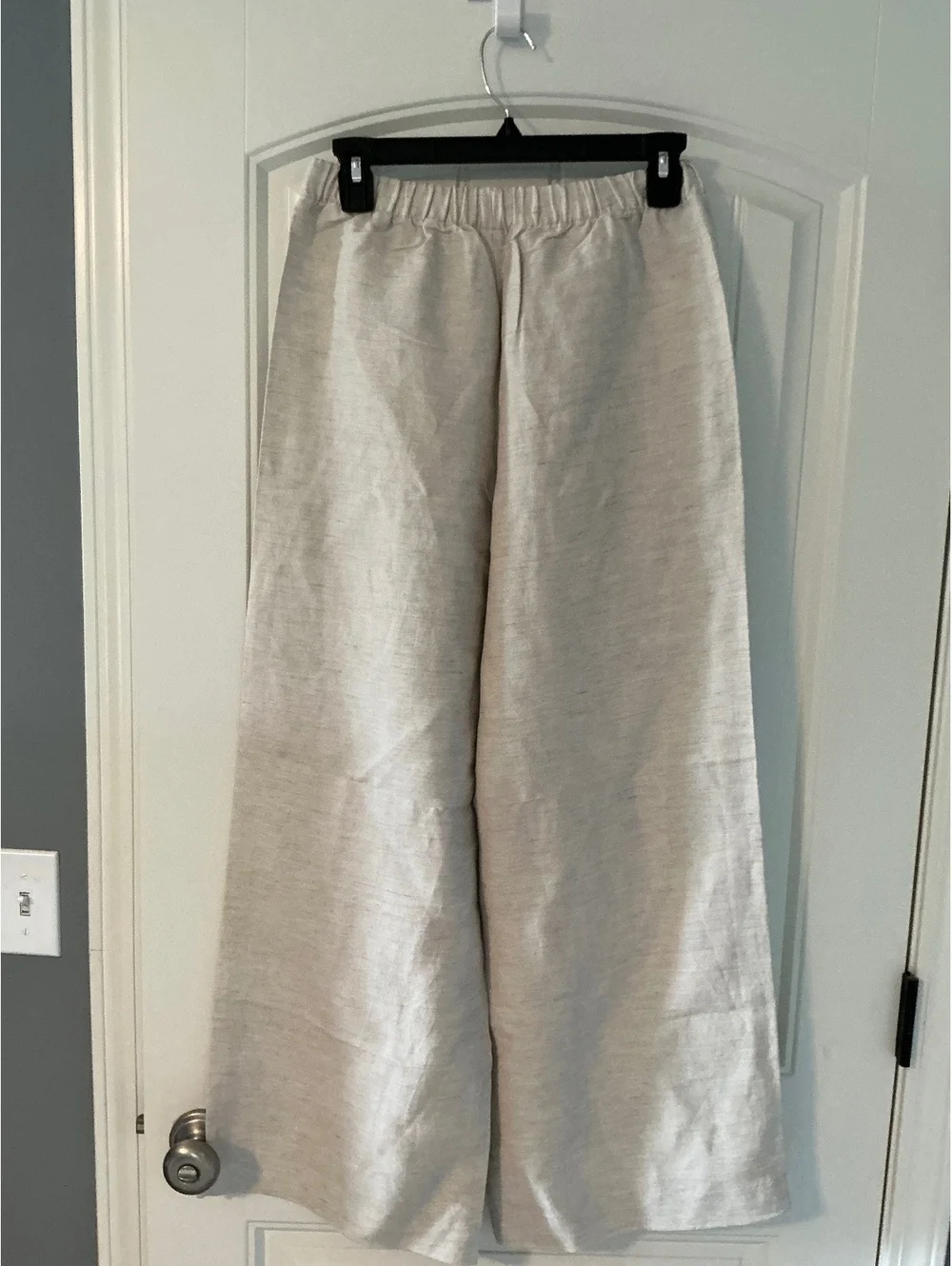 NWT Aritzia Cruise Linen Textured Lodge Pant Undyed Ecru size Small